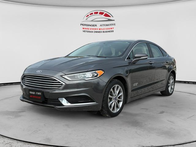 Gray 2018 Ford Fusion Energi Sedan Front-Wheel Drive Continuously Variable Transmission
