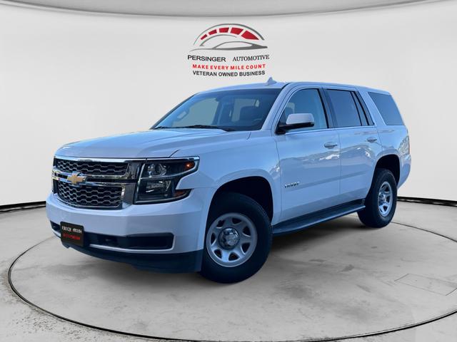 White 2018 Chevrolet Tahoe SUV / Crossover Four-Wheel Drive Automatic