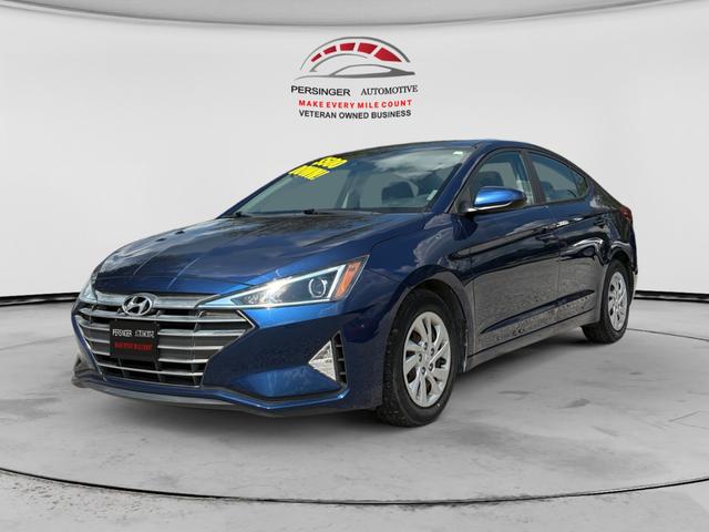 Blue 2020 Hyundai Elantra Sedan Front-Wheel Drive Automatic