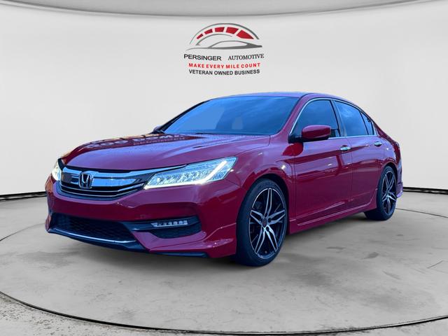 Red 2017 Honda Accord Sedan Front-Wheel Drive Automatic