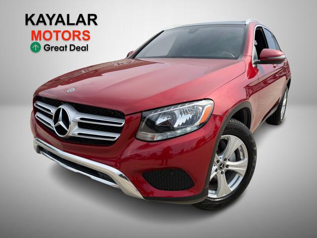 Red (Burgundy) 2018 Mercedes-Benz GLC SUV / Crossover Rear-Wheel Drive Automatic
