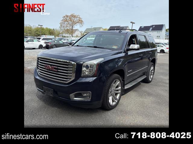 Blue 2017 GMC Yukon SLT 4WD SUV / Crossover Four-Wheel Drive Automatic
