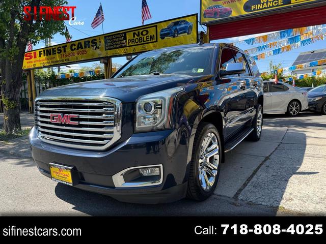 Blue 2017 GMC Yukon SLT 4WD SUV / Crossover Four-Wheel Drive Automatic