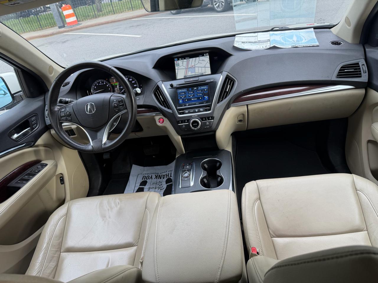Acura MDX SH-AWD 9-Spd AT w/Tech Package 2016