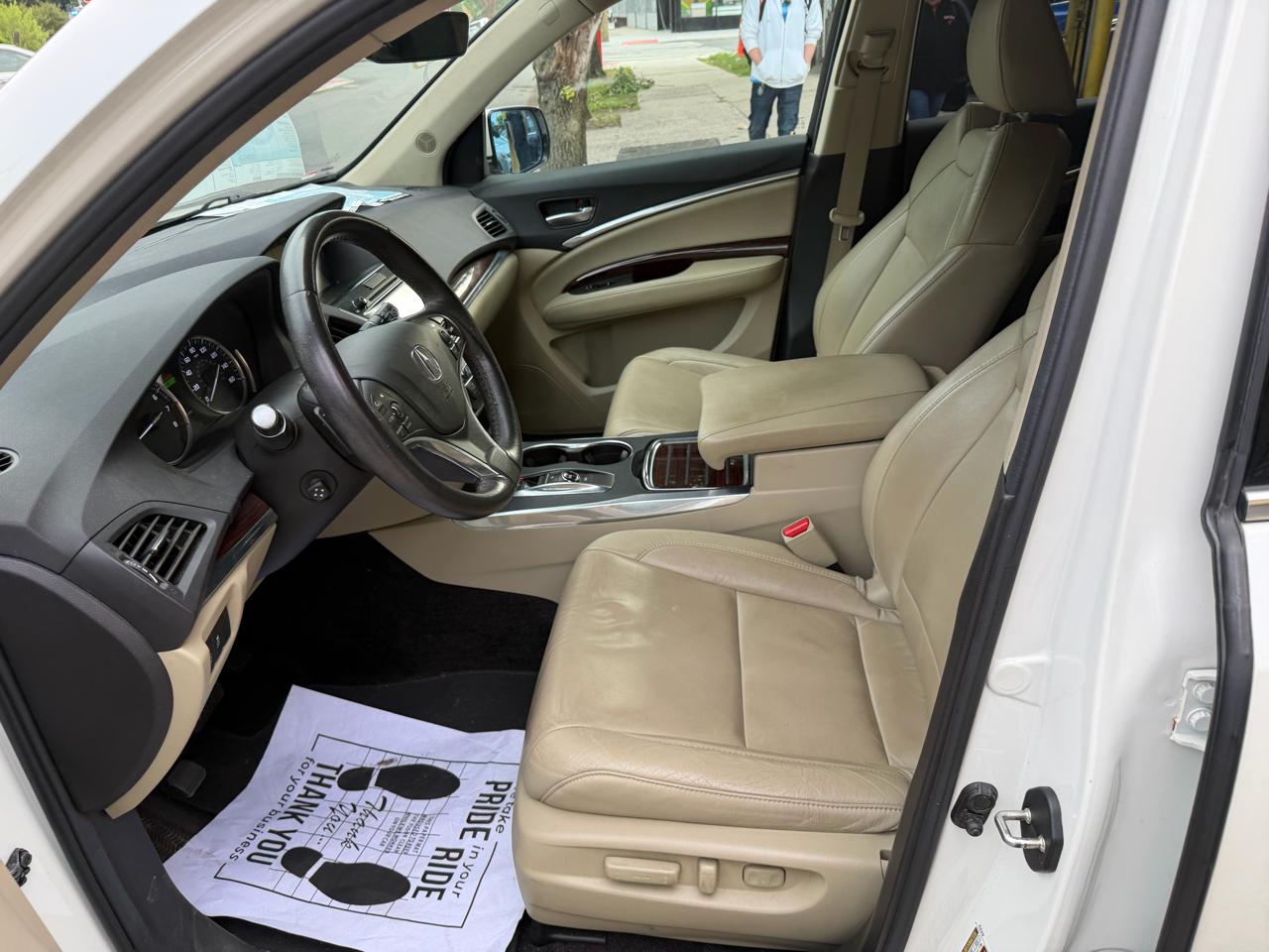 Acura MDX SH-AWD 9-Spd AT w/Tech Package 2016