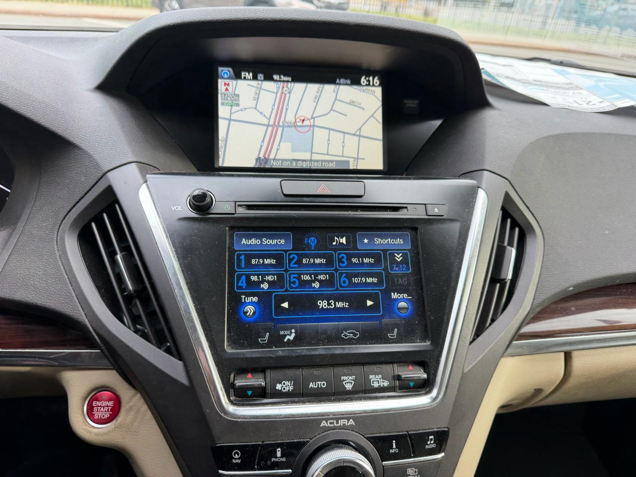 Acura MDX SH-AWD 9-Spd AT w/Tech Package 2016