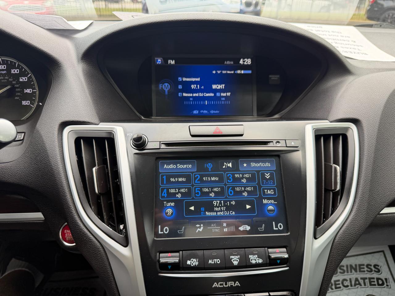 Acura TLX 9-Spd AT w/Technology Package 2017