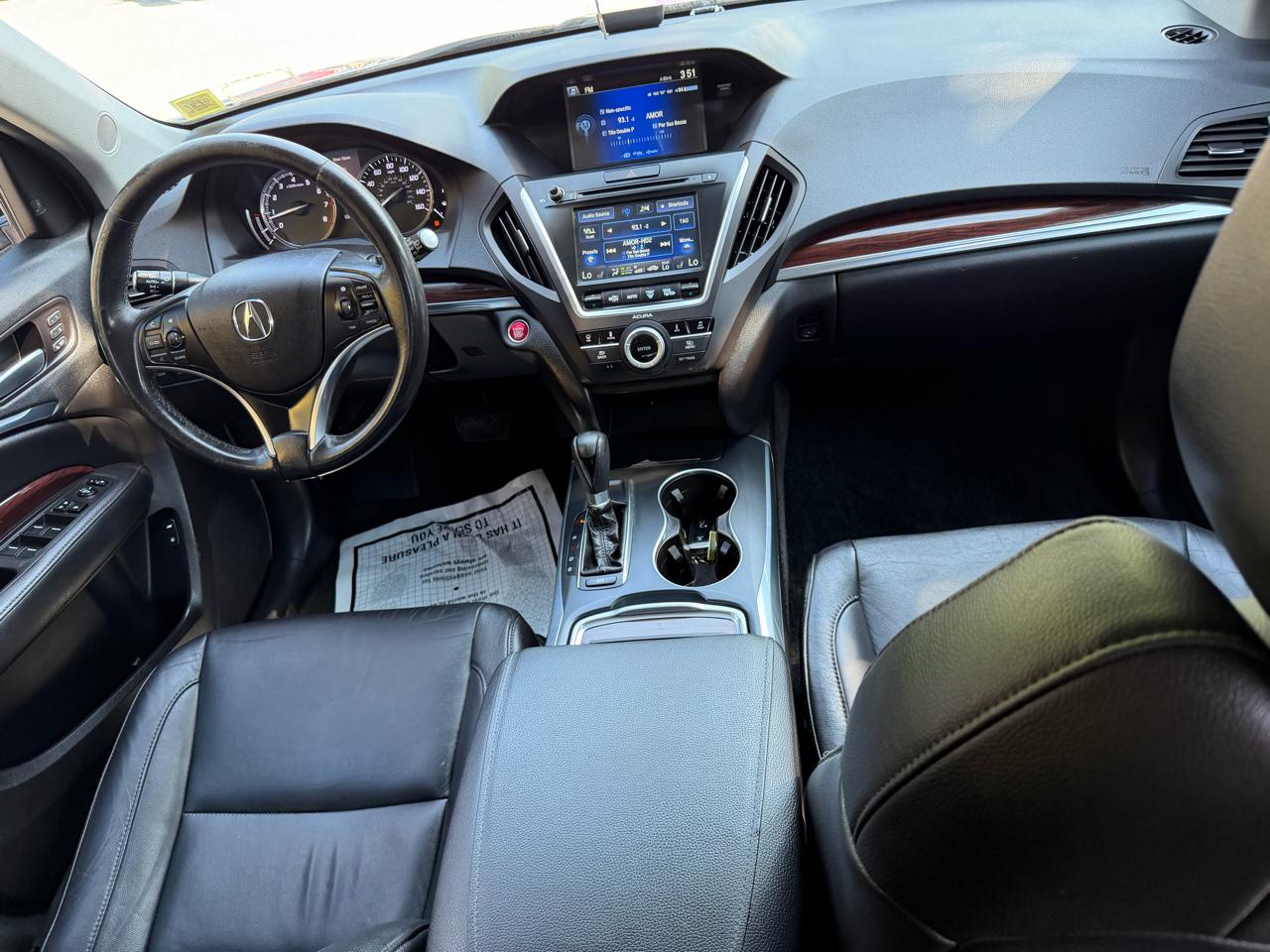 Acura MDX SH-AWD 6-Spd AT w/Tech Package 2015