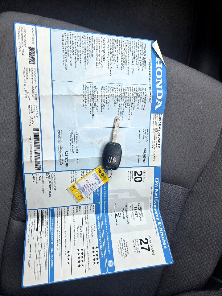 Honda CR-V LX 2WD AT 2008