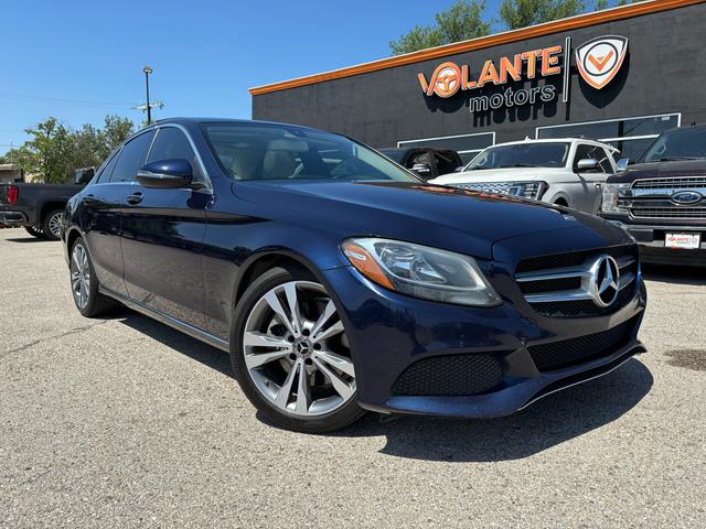 Blue 2018 Mercedes-Benz C-Class C 300 Sedan RWD Sedan Rear-Wheel Drive Automatic
