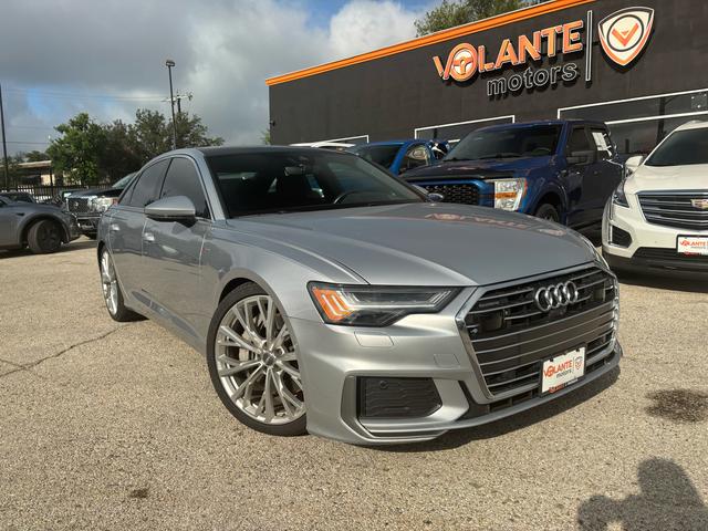 Silver 2019 Audi A6 Sedan All-Wheel Drive Automatic