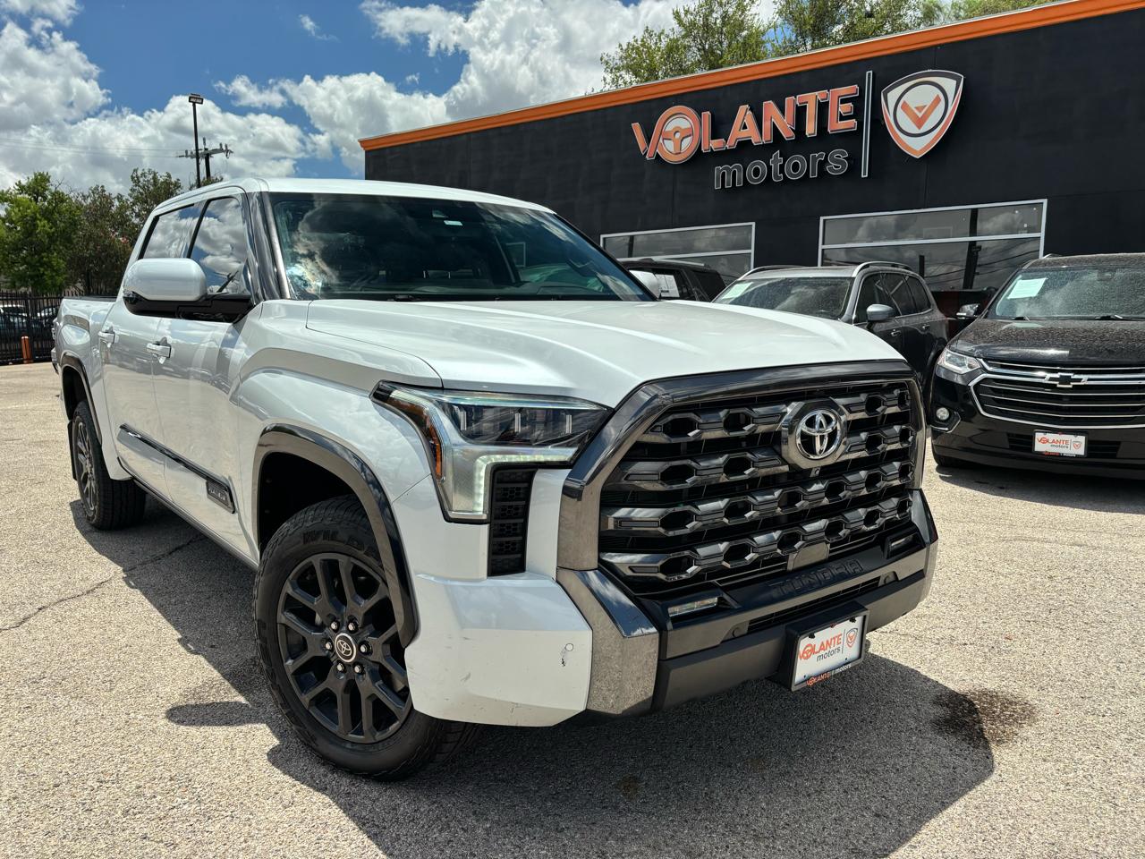 White 2022 Toyota Tundra Pickup Truck Four-Wheel Drive Automatic