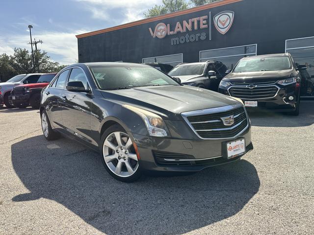 Silver 2016 Cadillac ATS Sedan Rear-Wheel Drive 6-Speed Manual