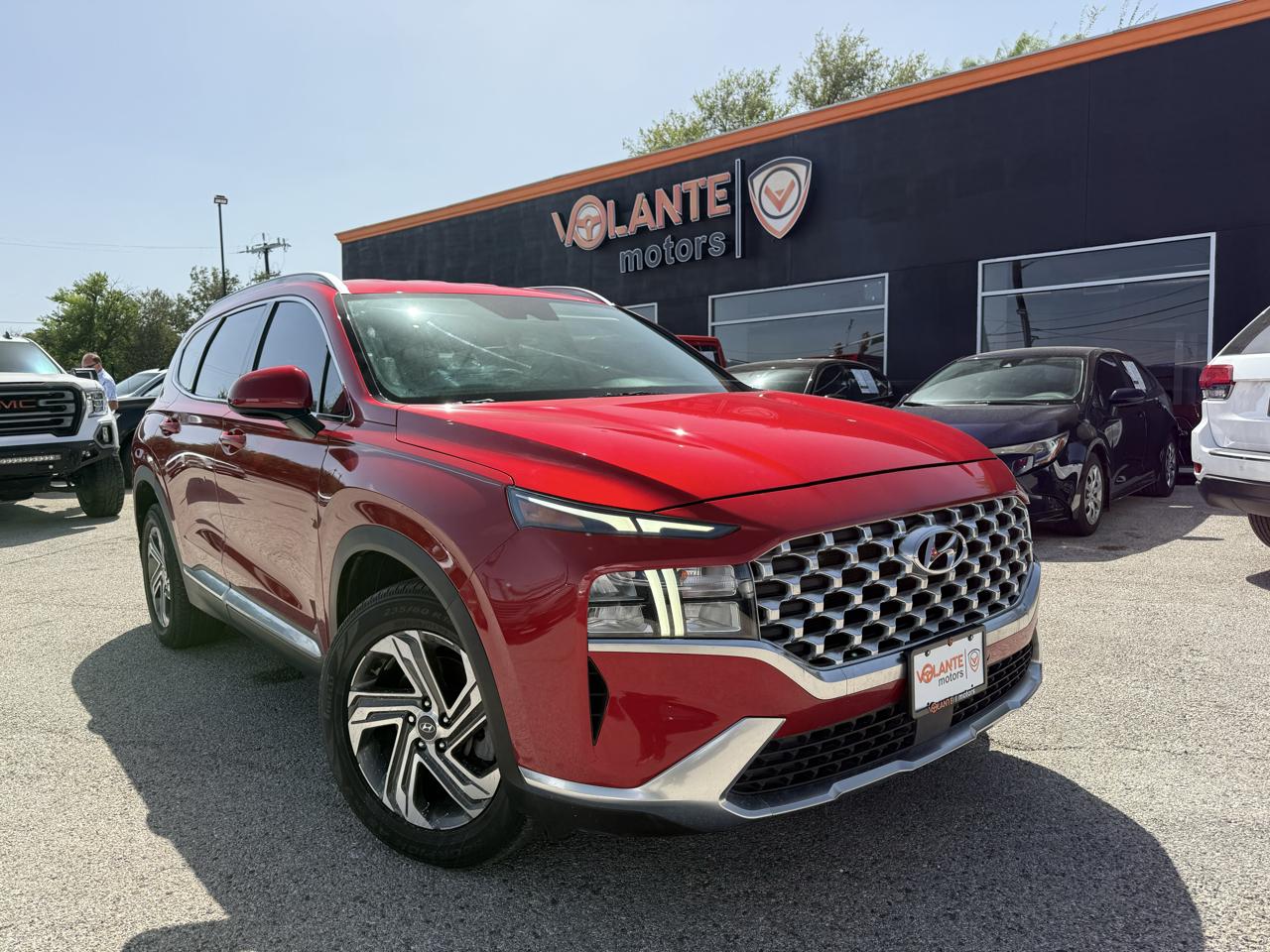 Red 2022 Hyundai Santa Fe SUV / Crossover Front-Wheel Drive Automatic