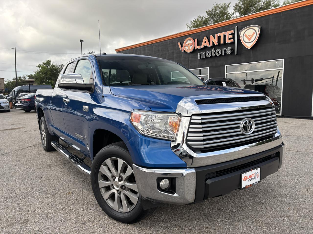Blue 2016 Toyota Tundra Pickup Truck 4X2 Automatic