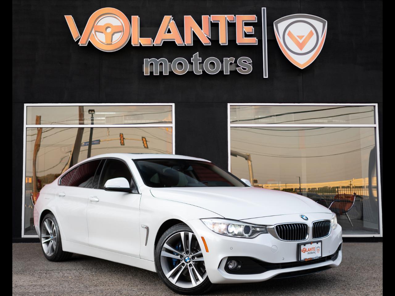White 2015 BMW 4 Series Sedan Rear-Wheel Drive Automatic