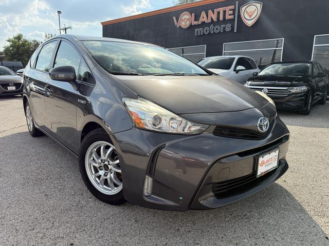 Black 2015 Toyota Prius v Wagon Front-Wheel Drive Continuously Variable Transmission