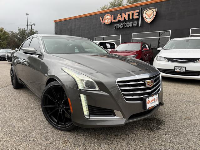Gray 2017 Cadillac CTS Sedan Rear-Wheel Drive Automatic