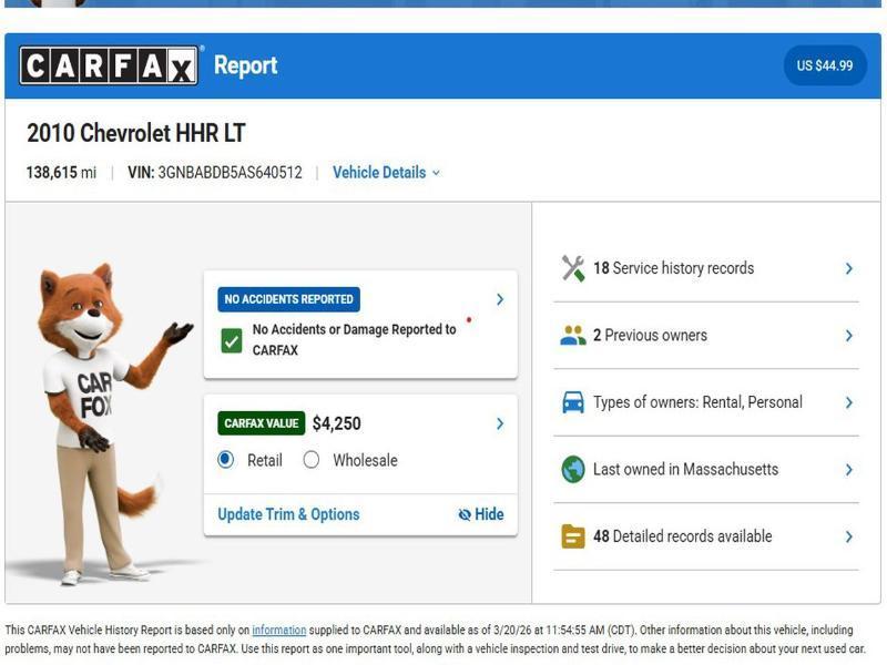 Chevrolet HHR LT1 2010