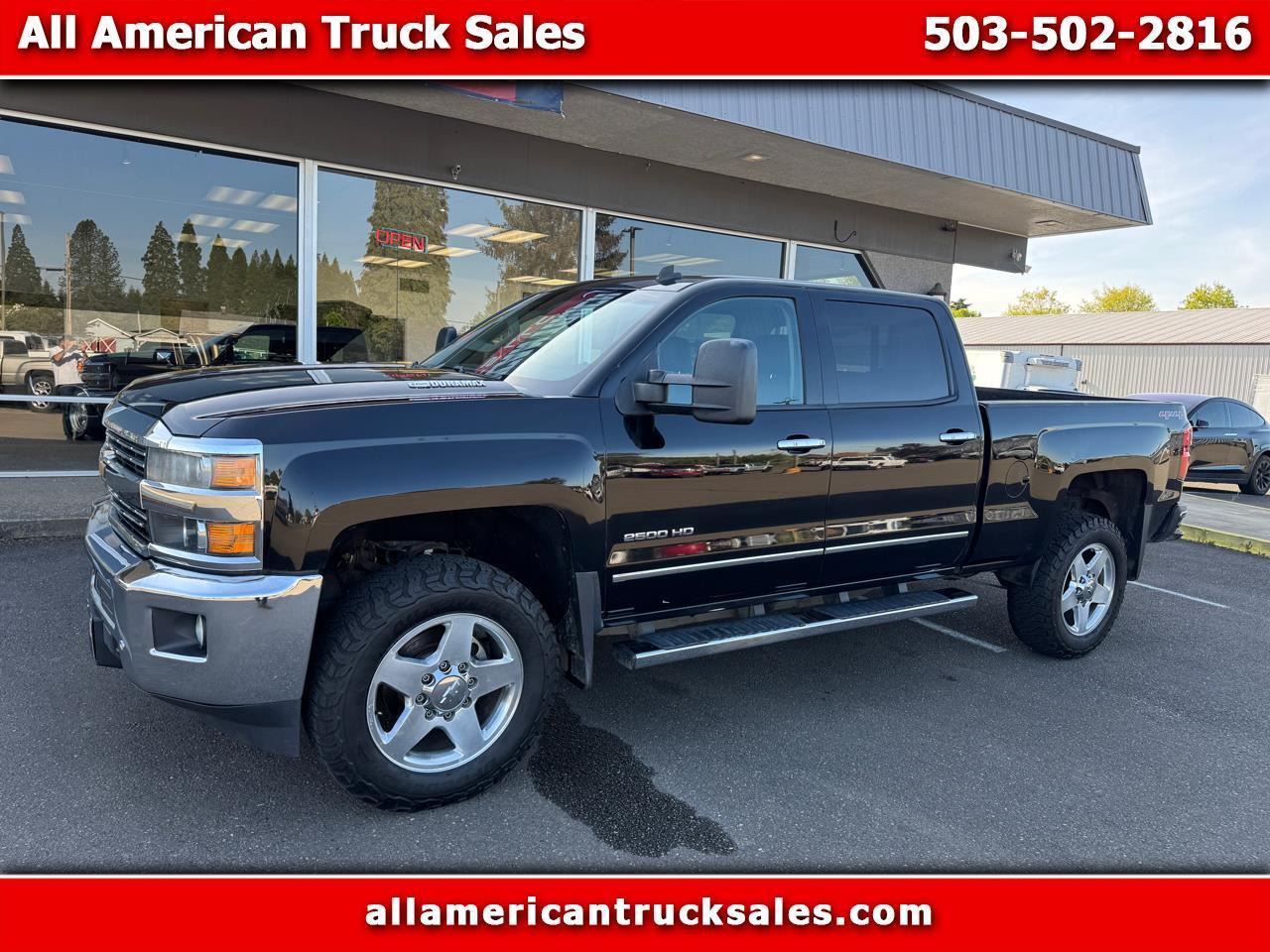 2015 Chevrolet Silverado 2500HD 4WD Crew Cab 167.7" LTZ