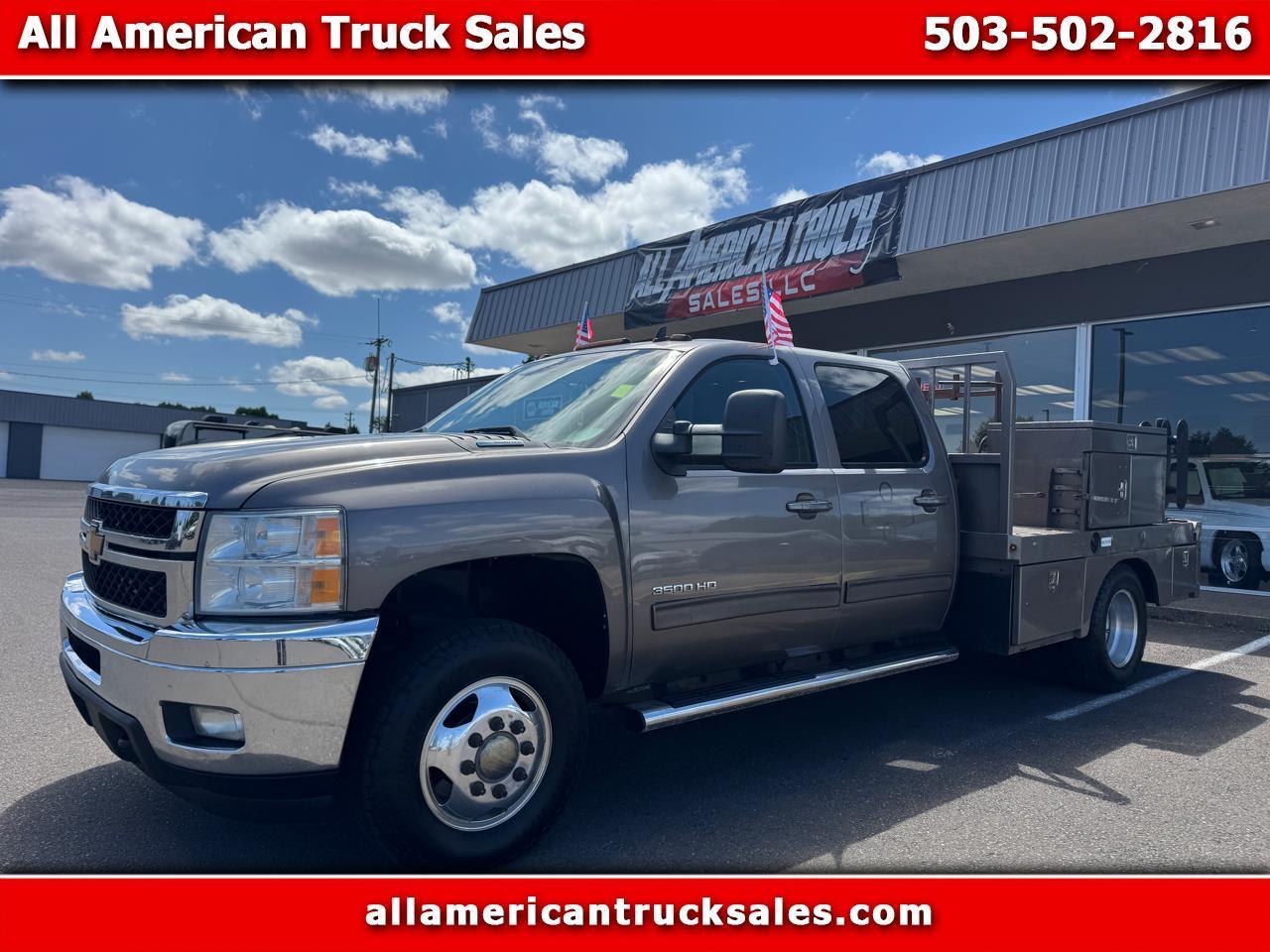 Black 2014 Chevrolet Silverado 3500HD Pickup Truck Four-Wheel Drive Automatic