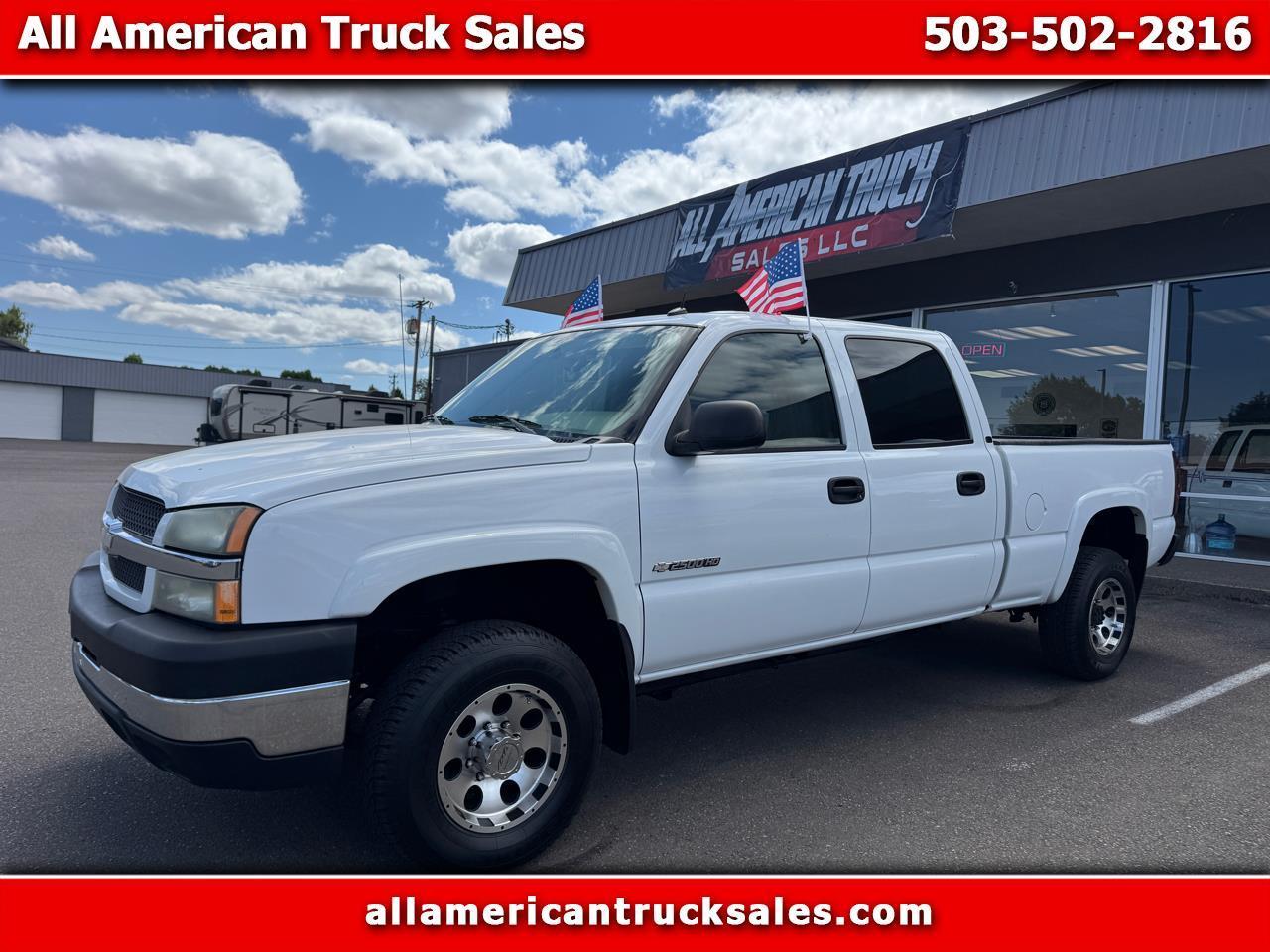 2004 Chevrolet Silverado 2500HD Work Truck Crew Cab Short Bed 2WD