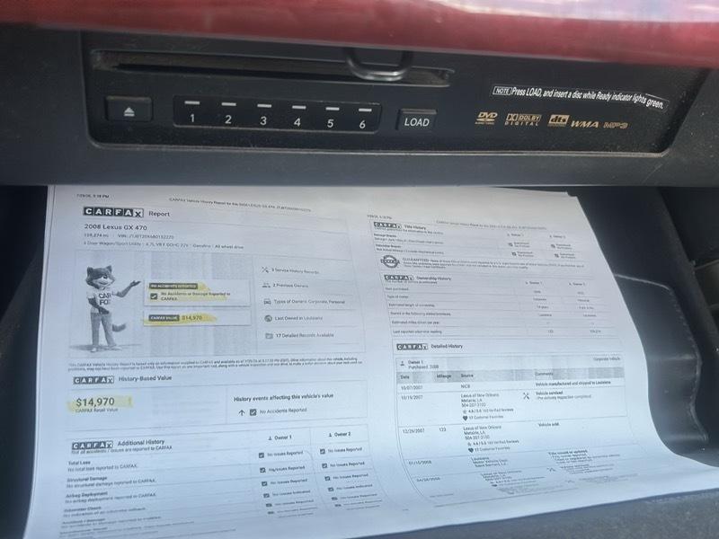 Lexus GX 470 Sport Utility 2008