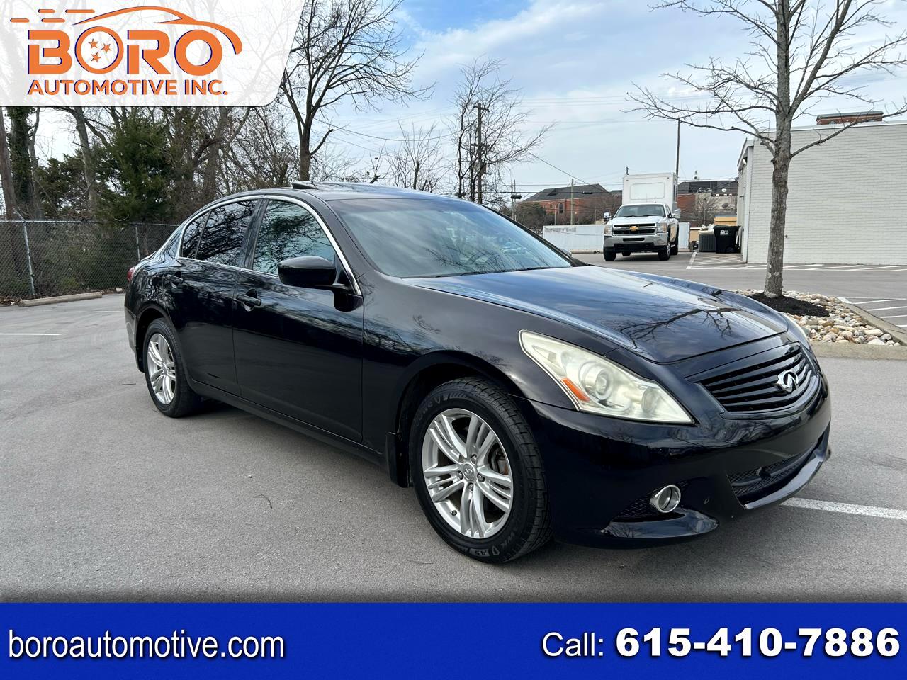 Infiniti G Sedan 37x AWD 2013