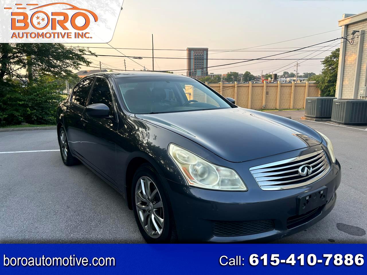 Infiniti G Sedan G37 2009