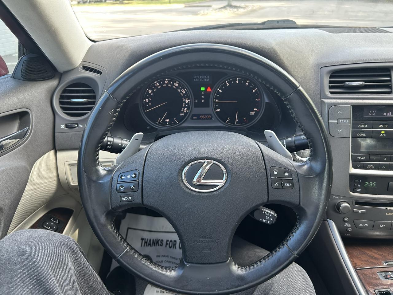 Lexus IS 250 4D Sedan AWD 2010