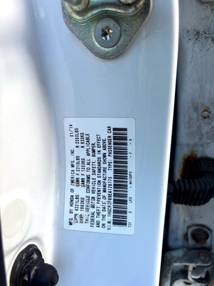 Honda Accord EX-L Sedan CVT 2014 Honda Accord EX-L Sedan CVT 2014