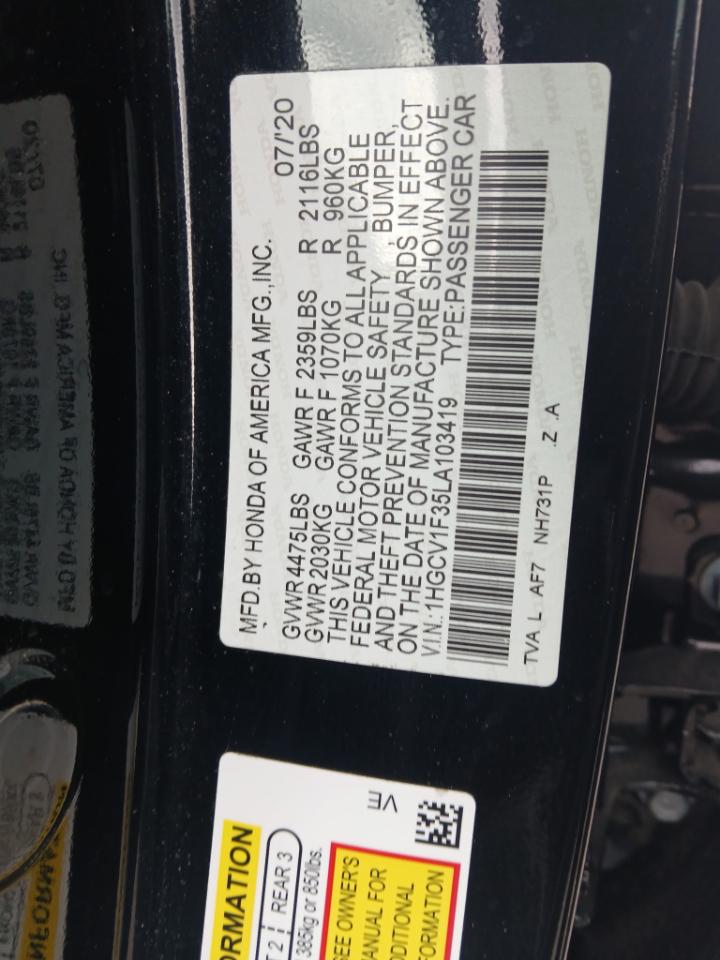 Honda Accord Sport CVT 2020