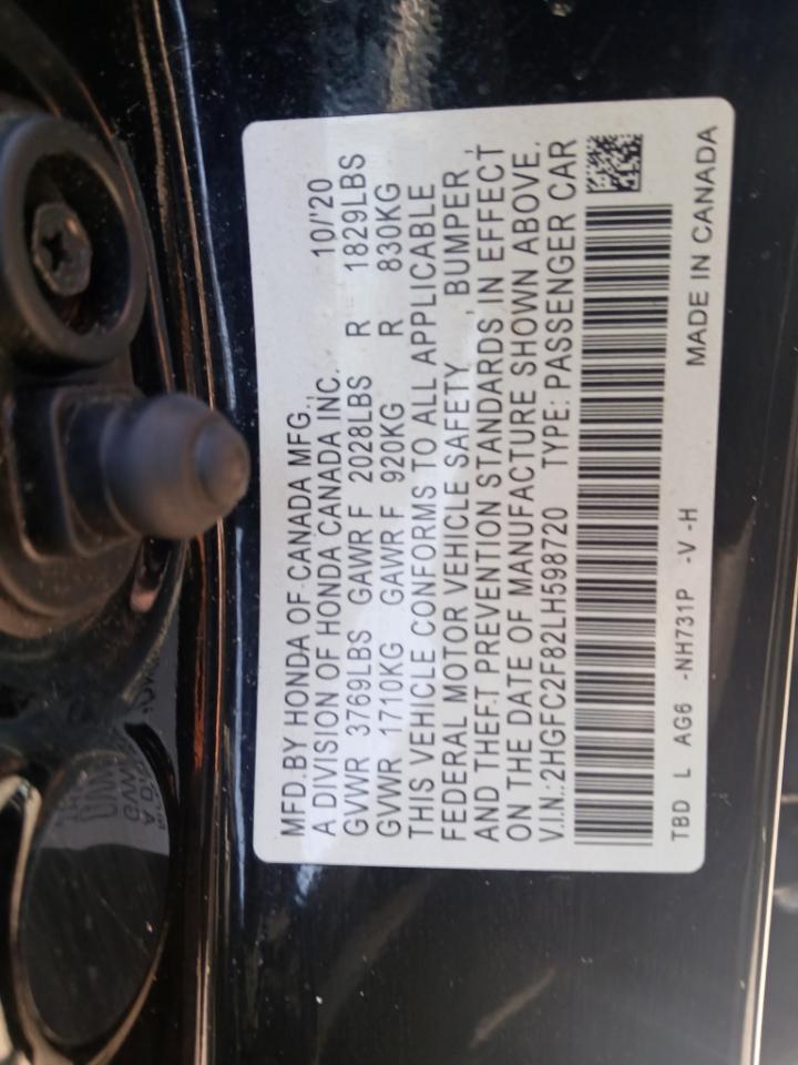 Honda Civic EX Honda Sensing Sedan CVT 2020