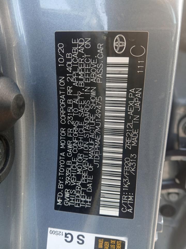 Toyota Corolla LE 2021