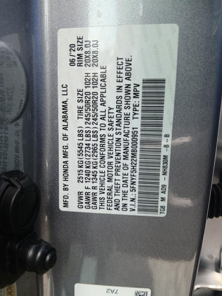 Honda Pilot SE 2WD 2021