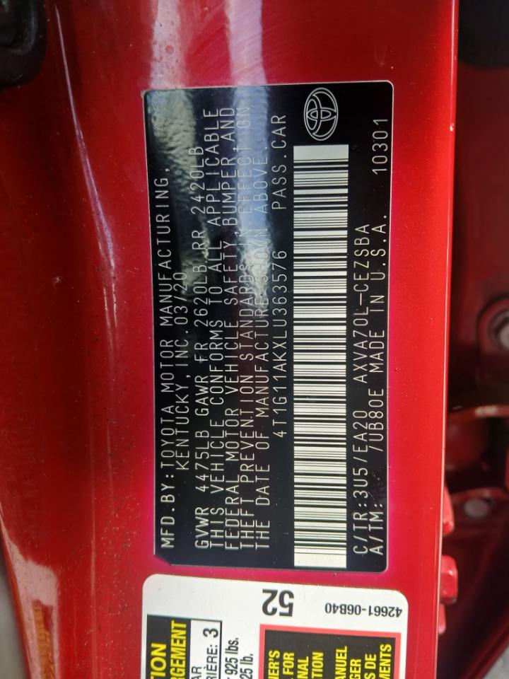 Toyota Camry SE 2020