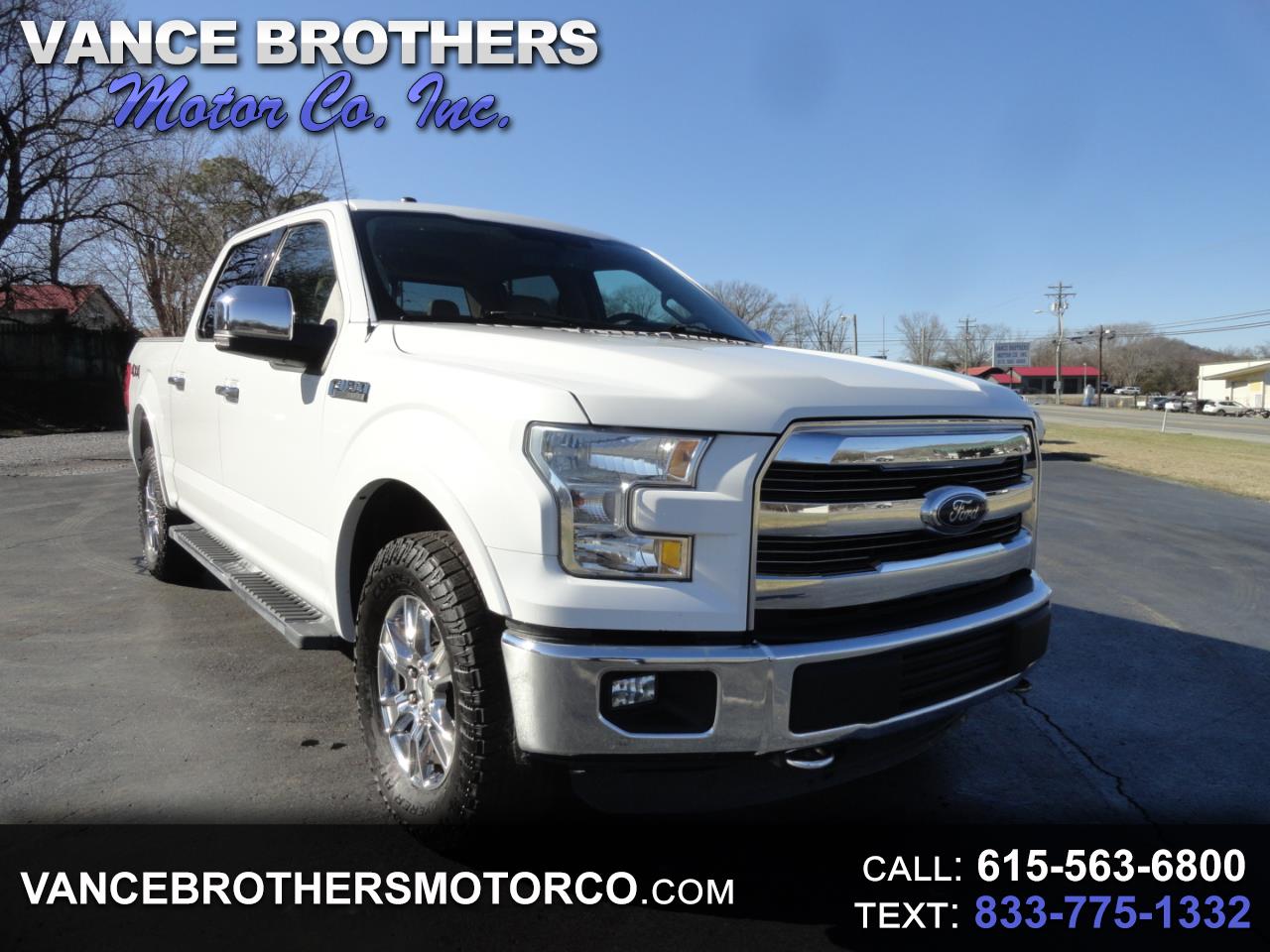 2015 Ford F-150 4WD SuperCrew 145" Lariat