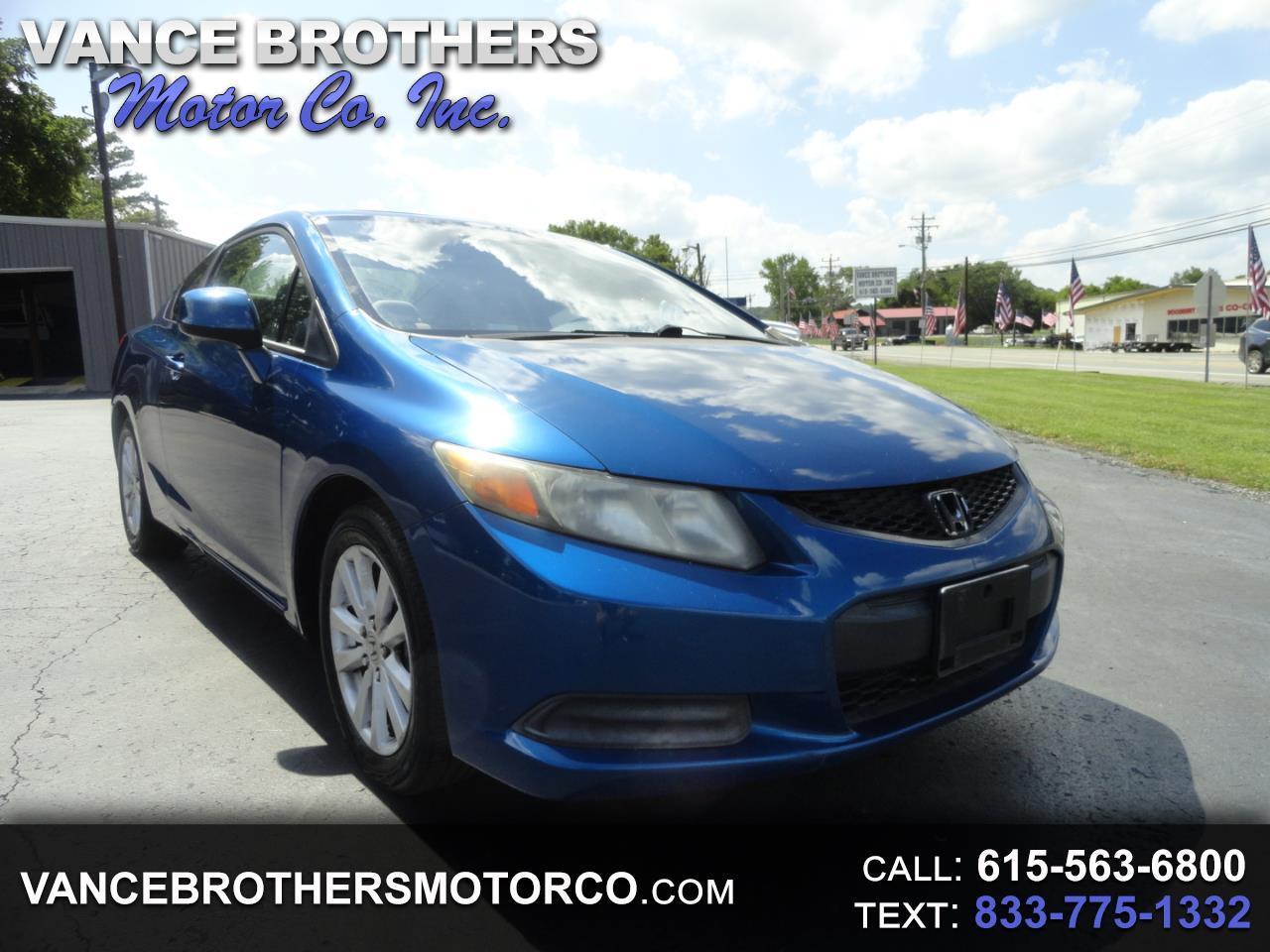 2012 Honda Civic Cpe 2dr Auto EX