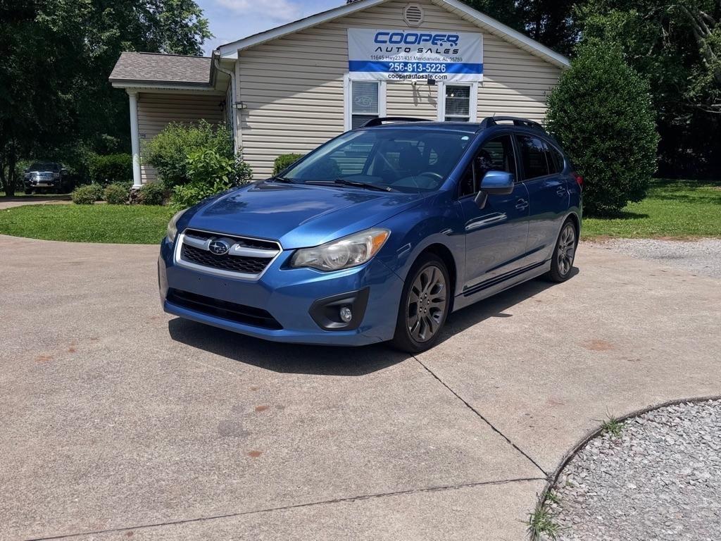 Blue 2014 Subaru Impreza 2.0i Sport Premium Wagon Hatchback All-Wheel Drive Continuously Variable Transmission