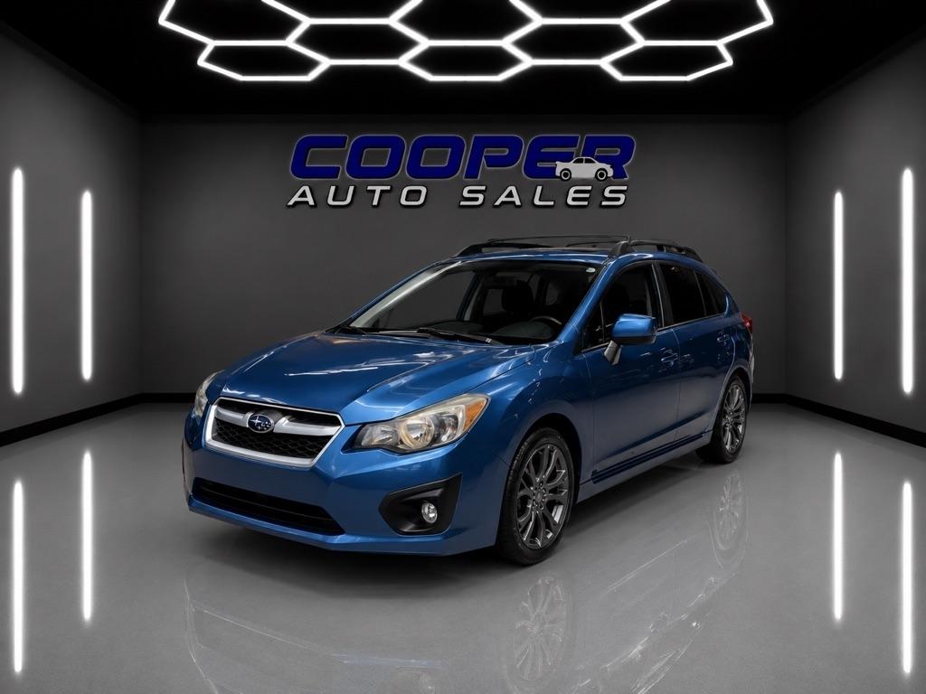 Blue 2014 Subaru Impreza Hatchback All-Wheel Drive Continuously Variable Transmission