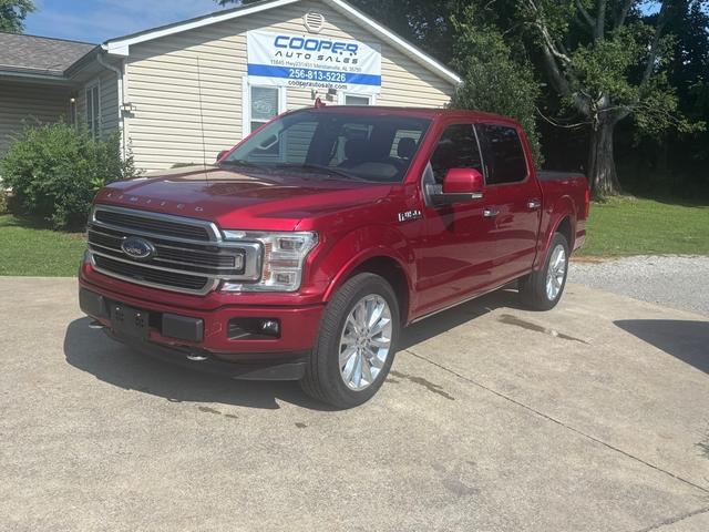 Red 2019 Ford F-150 Pickup Truck Four-Wheel Drive Automatic