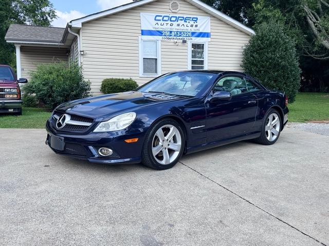 Black 2009 Mercedes-Benz SL-Class Convertible Rear-Wheel Drive Automatic