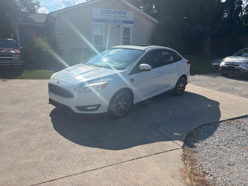 White 2018 Ford Focus Sedan Front-Wheel Drive Automatic