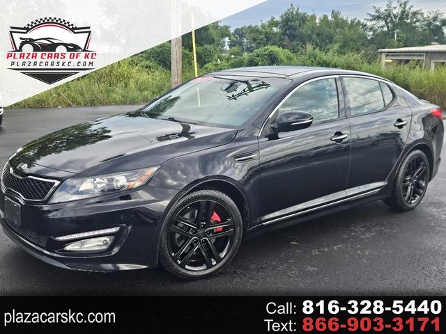 Black 2013 Kia Optima Sedan Front-Wheel Drive Automatic