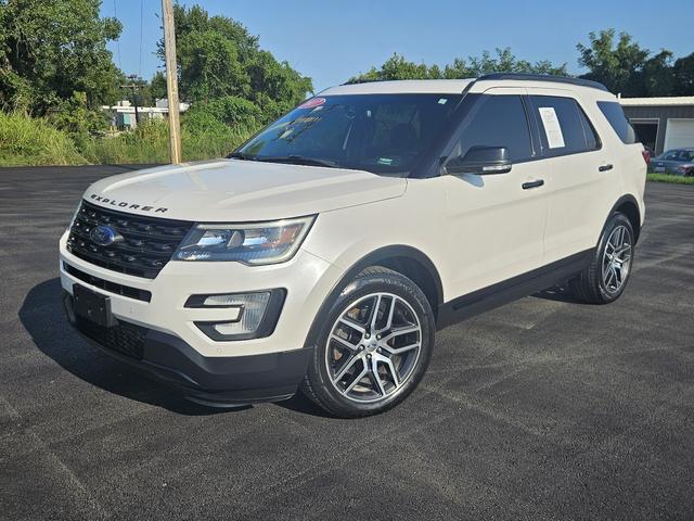 White 2017 Ford Explorer SUV / Crossover All-Wheel Drive Automatic