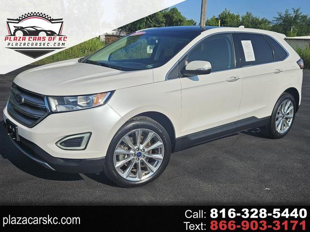 White 2018 Ford Edge SUV / Crossover All-Wheel Drive Automatic