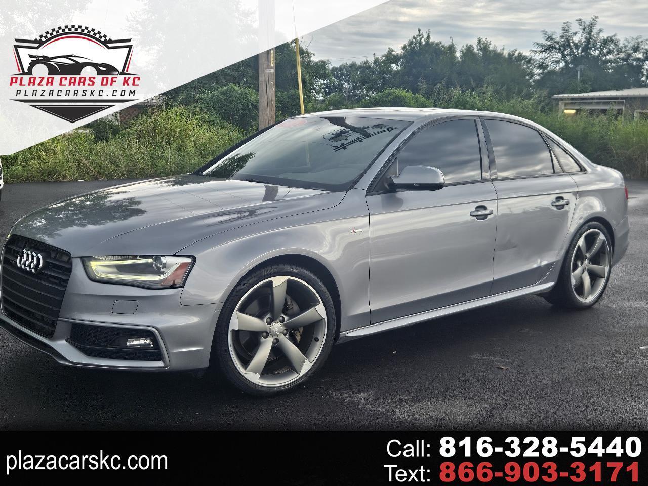 Gray 2015 Audi A4 Sedan All-Wheel Drive Automatic