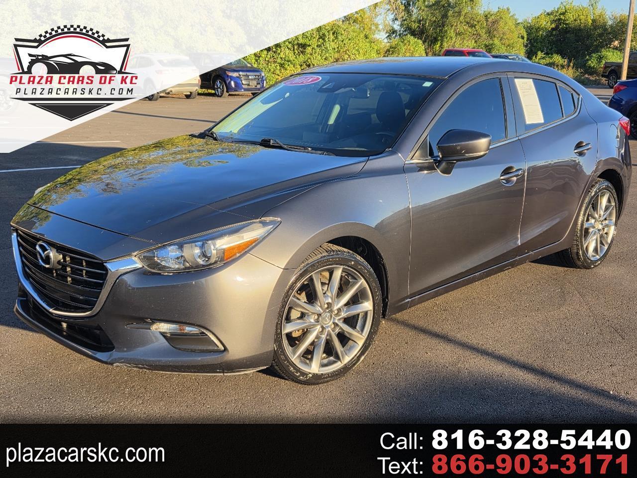 Black (Charcoal) 2018 Mazda MAZDA3 Sedan Front-Wheel Drive Automatic