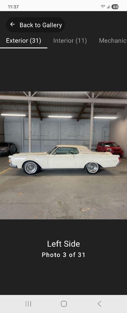 1969 Lincoln Continental cpe