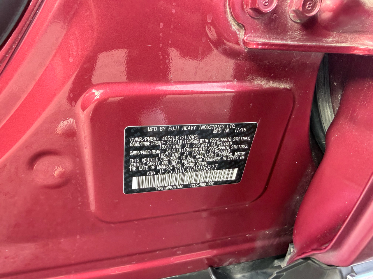 Subaru Forester  2016